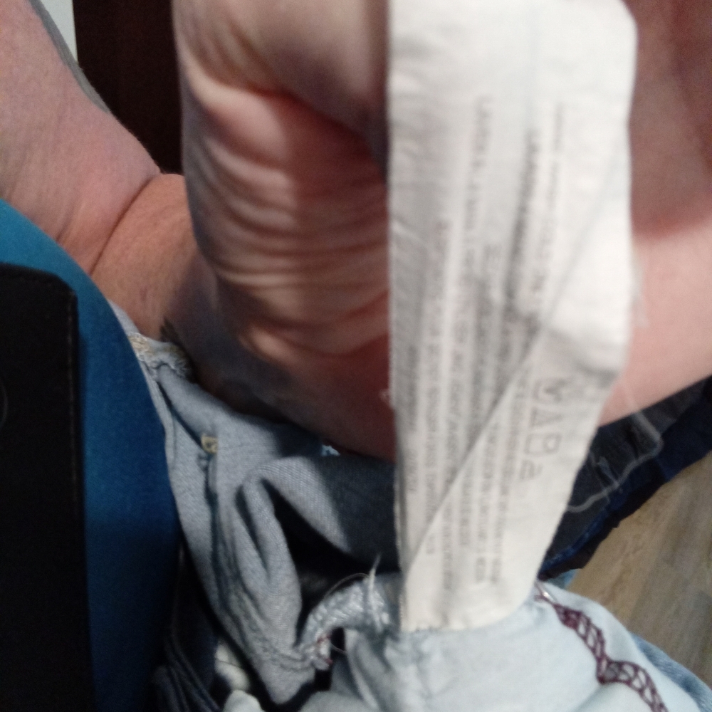 Royality For Me Plus Size 18W High-Rise Ankle Light Blue Distressed Denim Jeans - Picture 8 of 8